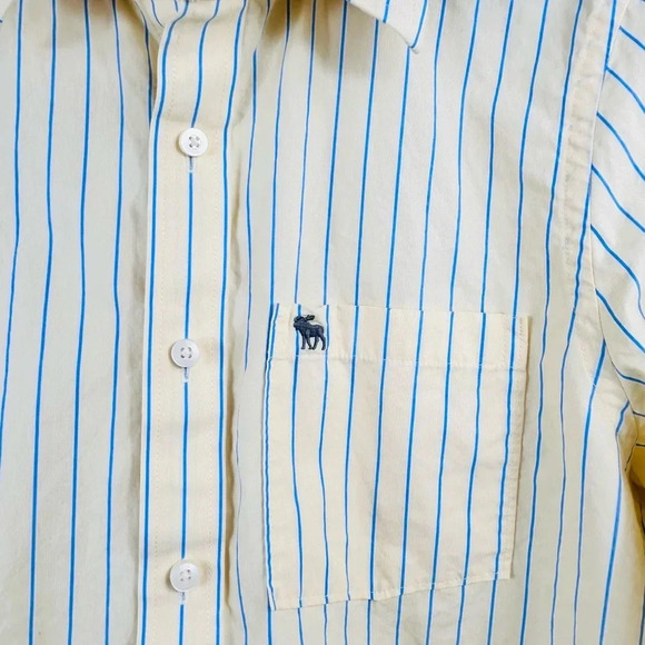 Abercrombie & Fitch cotton casual button down shirt, XL, vintage relaxed fit - Picture 3 of 8